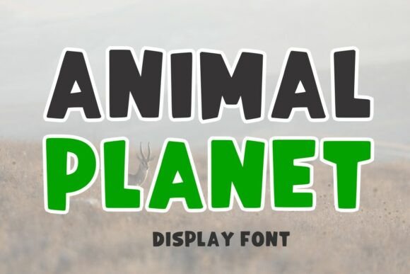 Animal Planet Font for Creative Craft Projects