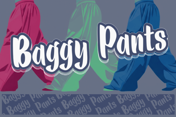 Baggy Pants Font: A Bold Display Typeface for Branding