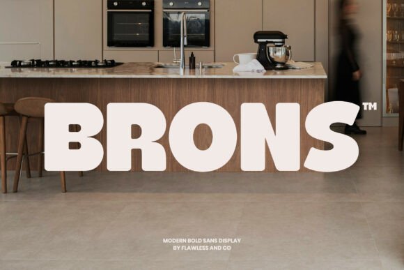 Brons: A Bold Display Font for Commanding Visual Impact