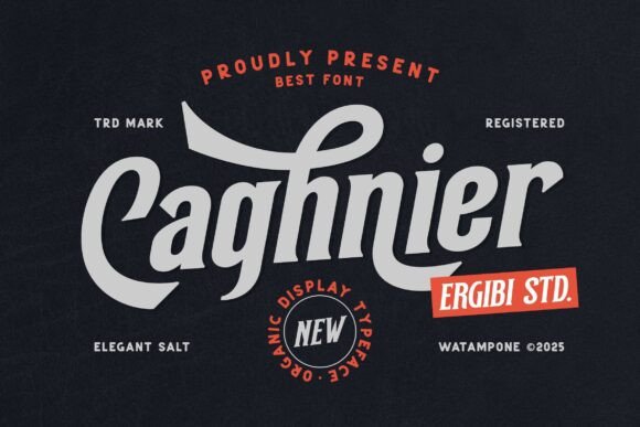 Caghnier Font: A Display Typeface That Elevates Branding