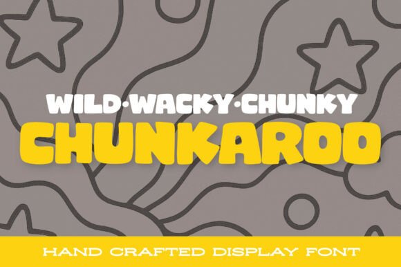 Chunkaroo Font: Bold & Bouncy Display Type
