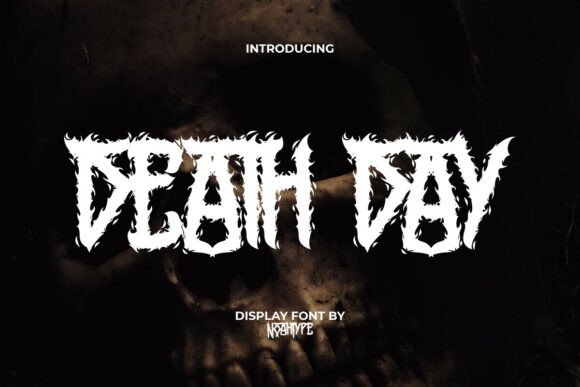 Death Day Font – A Bold Display Typeface for Creative Projects