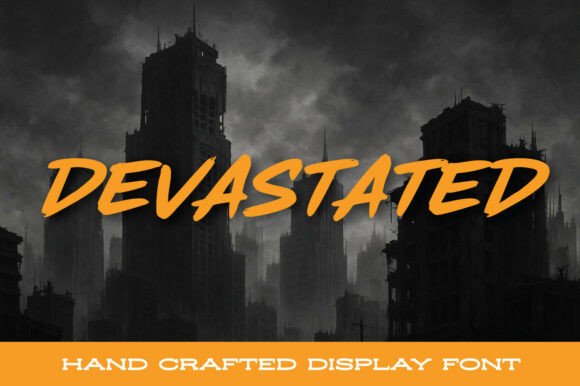 Devastated Font for Bold, Handmade Creations