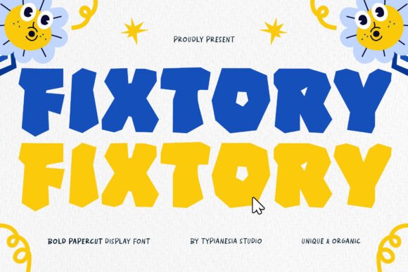Fixtory Font: Bold Display Typography for Brand-Focused Web Design