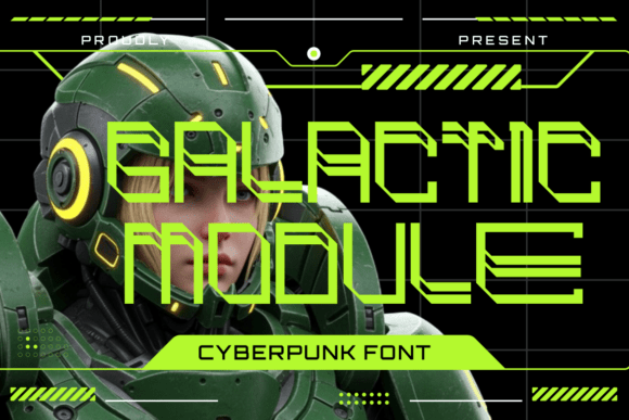 Galactic Module Font: A Cyberpunk Typeface for Modern Publishing