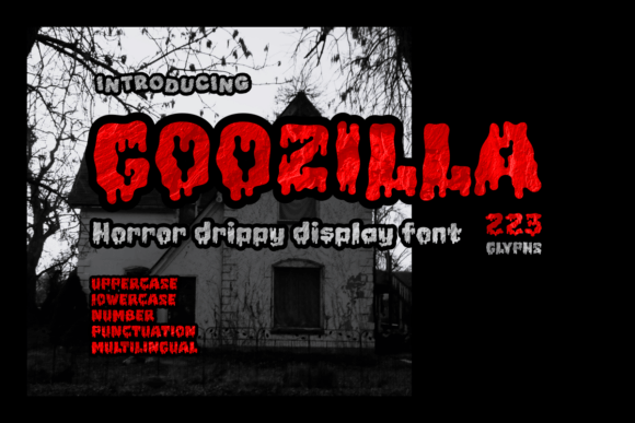 Goozilla Display Font for Bold Web Design
