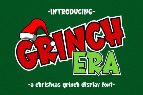 Grinch Era Font: A Playful Holiday Typeface for Crafters