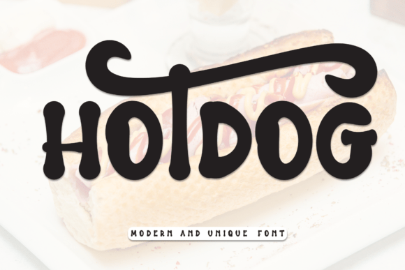 Hotdog Font: A Playful Display Typeface for Engaging Content