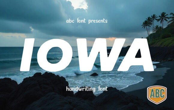 Iowa Font: A Timeless Handwritten Typeface for Brand Design