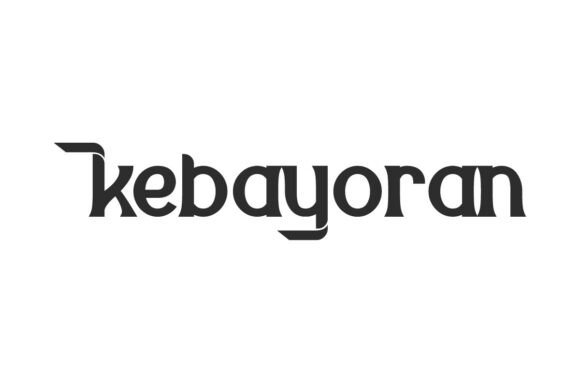 Kebayoran Font for Display and Creative Projects