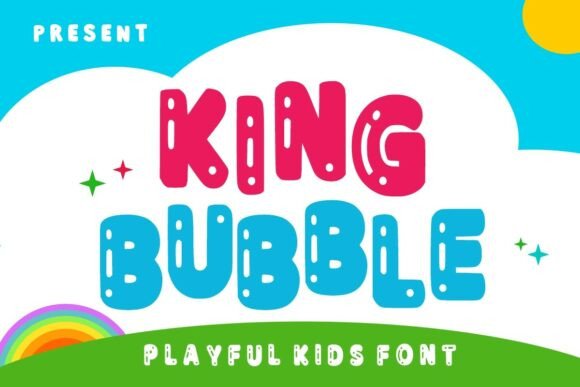 King Bubble Font for Playful Web Design and Branding