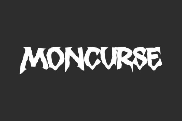 Moncurse Display Font for Stronger Campaigns