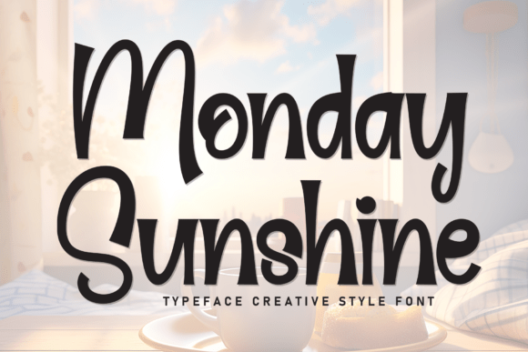 Monday Sunshine Font: A Display Typeface for Editorial Warmth