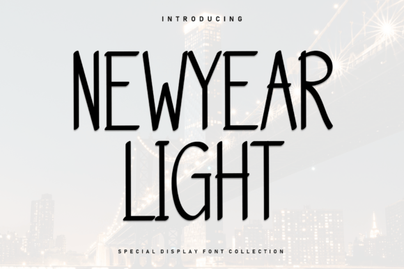 Newyear Light Font: A Display Typeface for Heartfelt Editorial Design