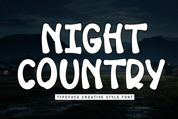 Night Country Font for Editorial Design Projects