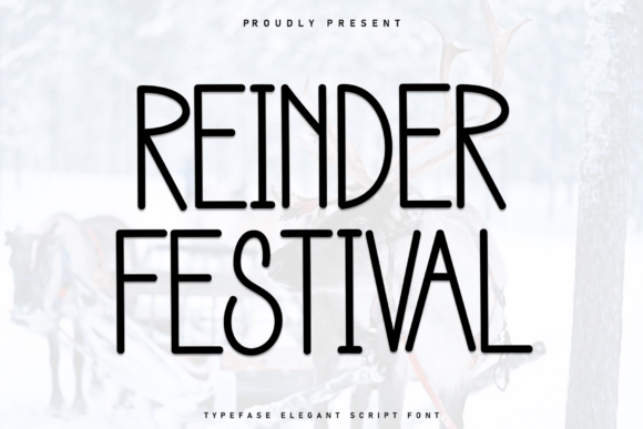 Reinder Festival Font for Cozy Branding and Display Projects