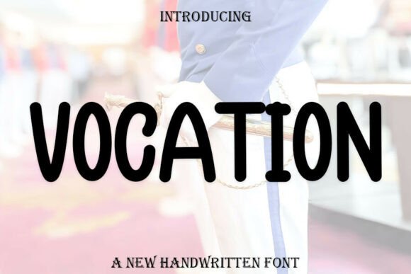 Vocation Font: A Handwritten Typeface for Creative Branding Projects