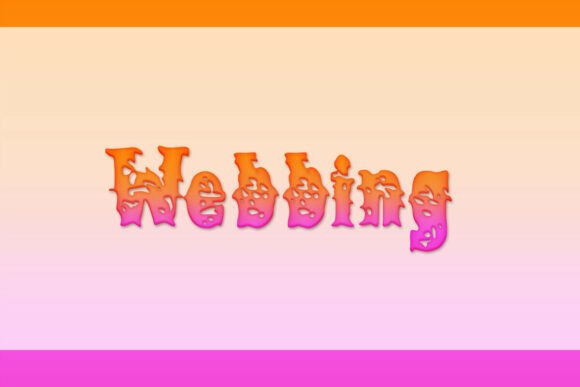 Webbing Font: A Stylish Display Typeface for Craft Creators