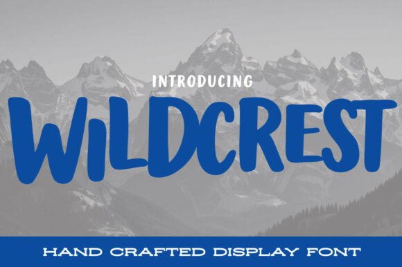Wildcrest Font Review: A Bold, Hand-Painted Display Typeface