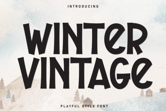 Winter Vintage Font for Campaigns That Stand Out